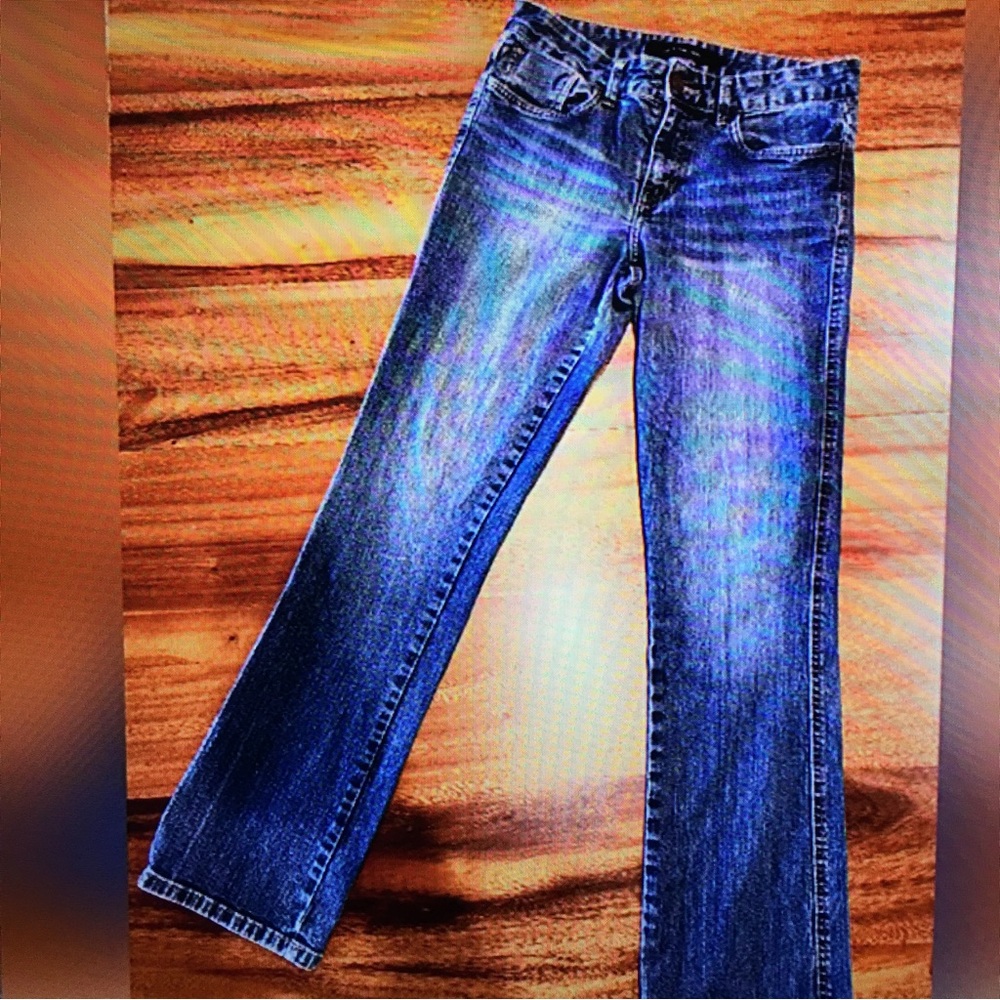 Calvin Klein Jeans Women's Blue Denim Straight Leg Size 6x32